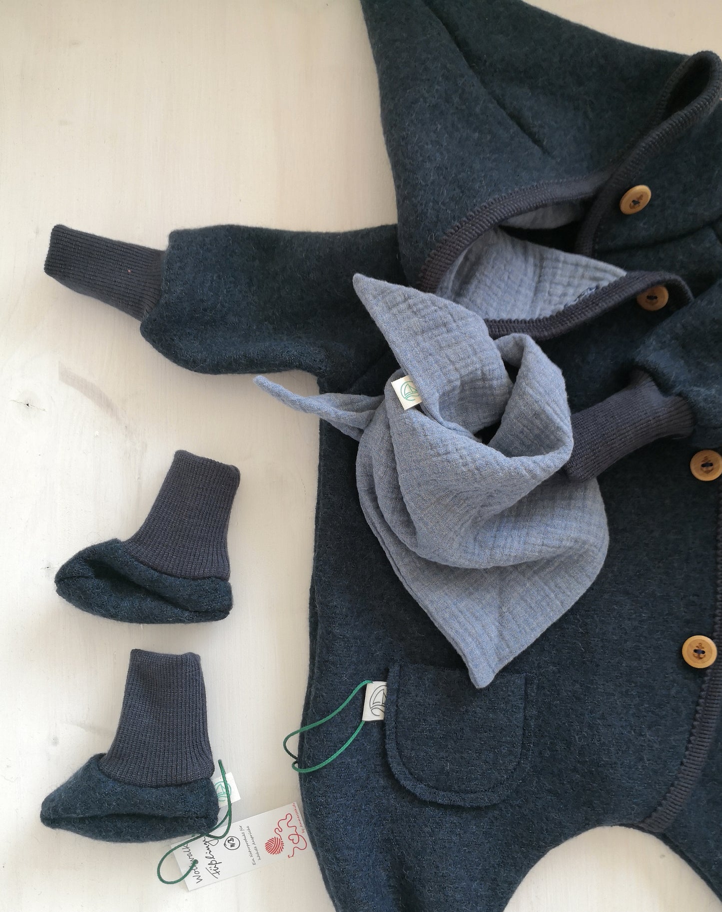 Overall "Waldmaus" , Wollwalk last piece!