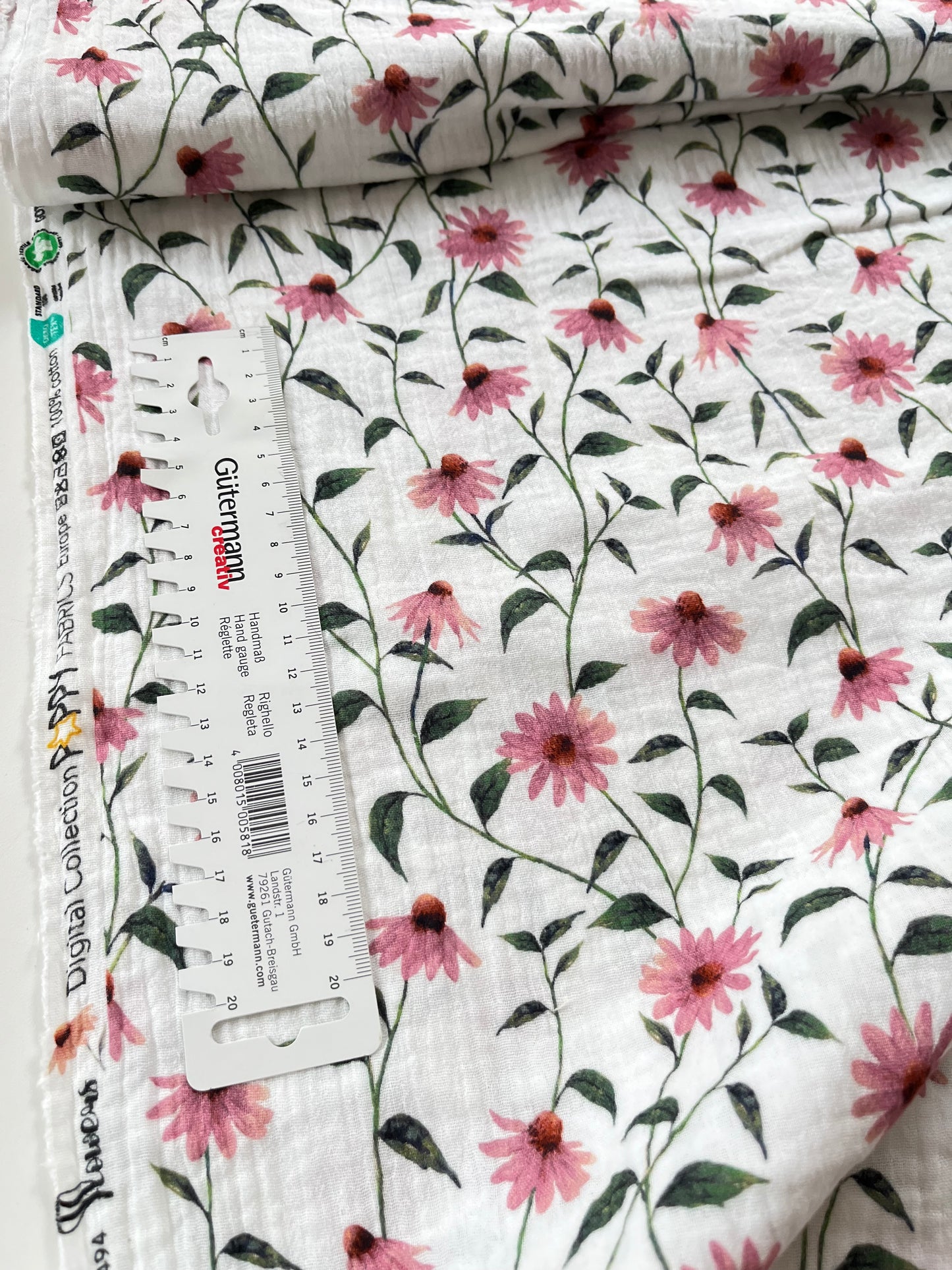 Musseline, Double Gauze Blumen