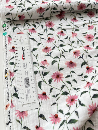 Musseline, Double Gauze Blumen