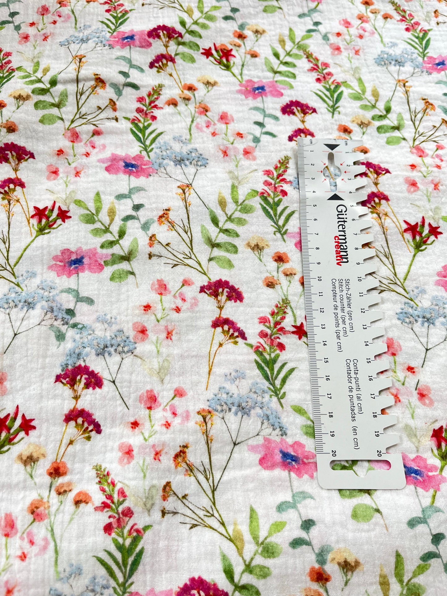 Musseline, Double Gauze Blumen