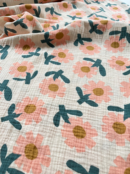 Musseline, Double Gauze Blumen