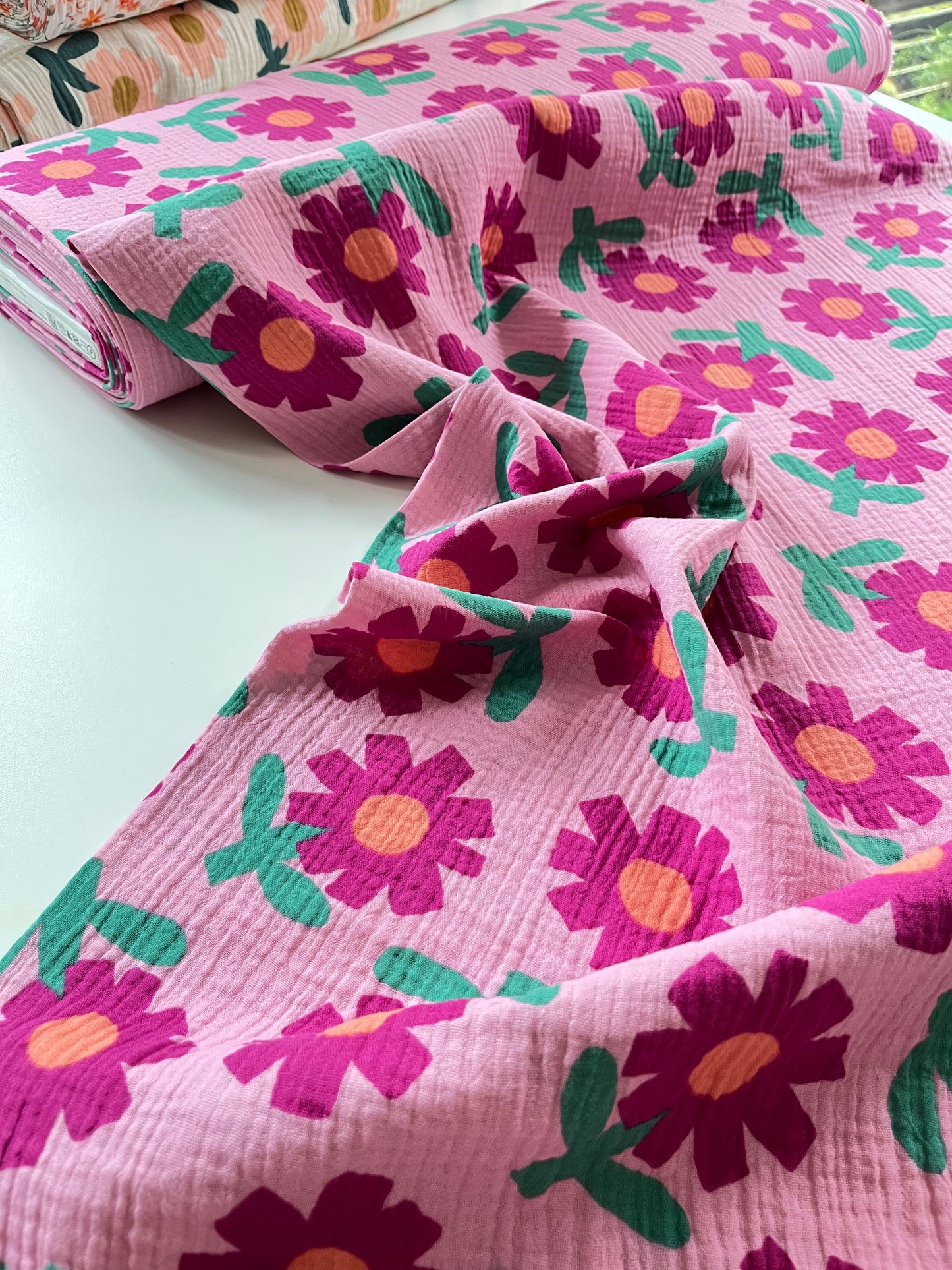 Musseline, Double Gauze Blumen