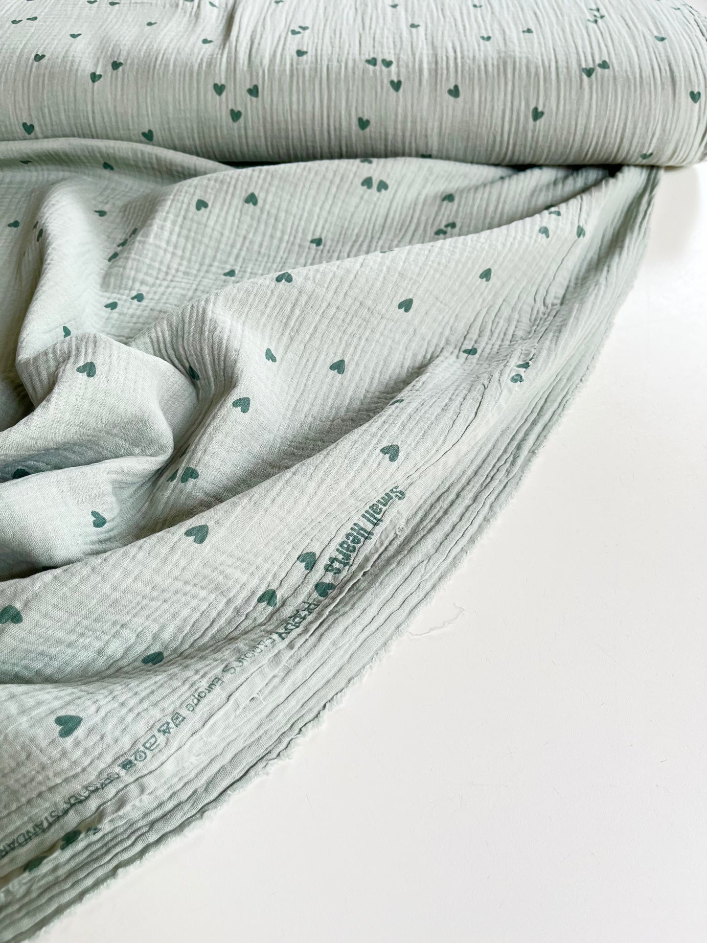 Musseline, Double Gauze Streifen&Herzen
