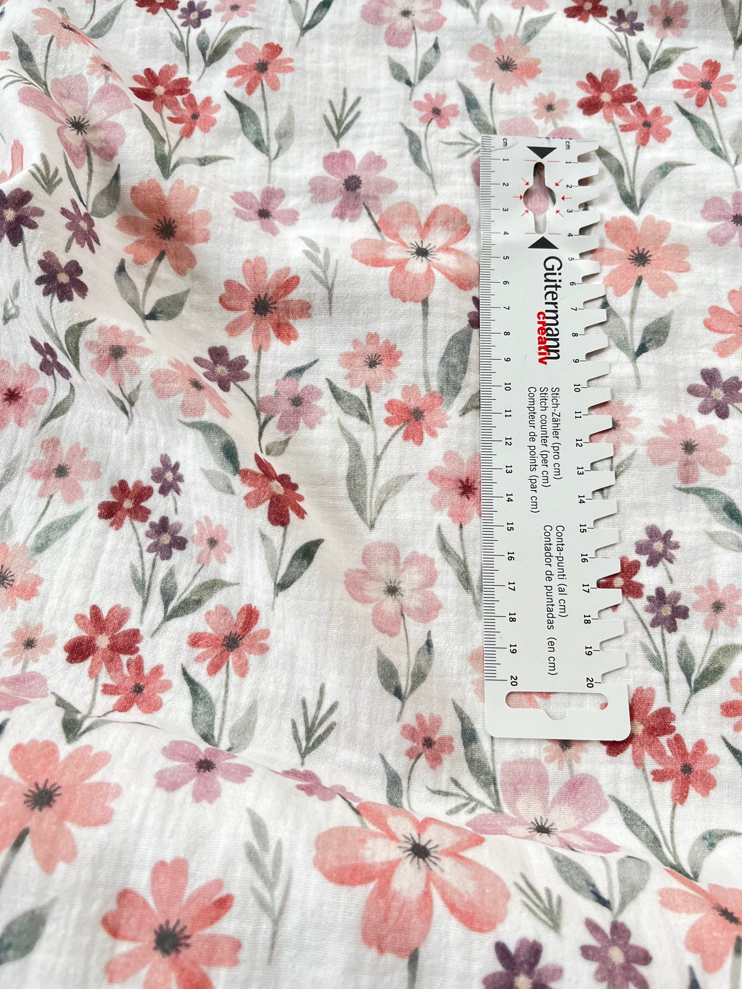 Musseline, Double Gauze Blumen