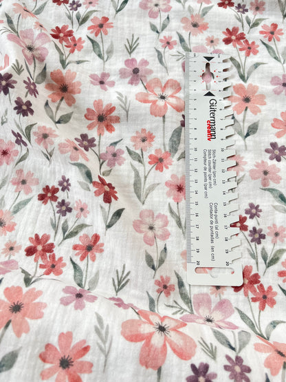 Musseline, Double Gauze Blumen