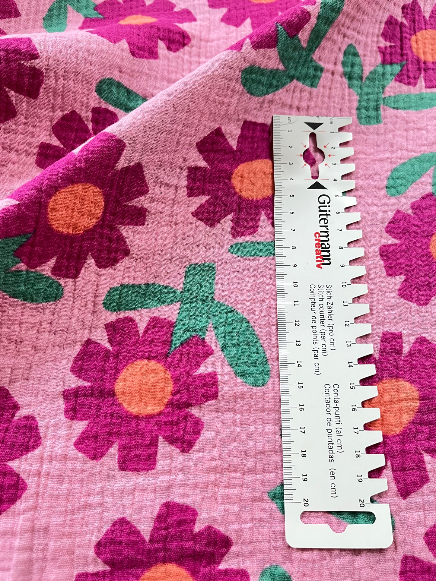 Musseline, Double Gauze Blumen