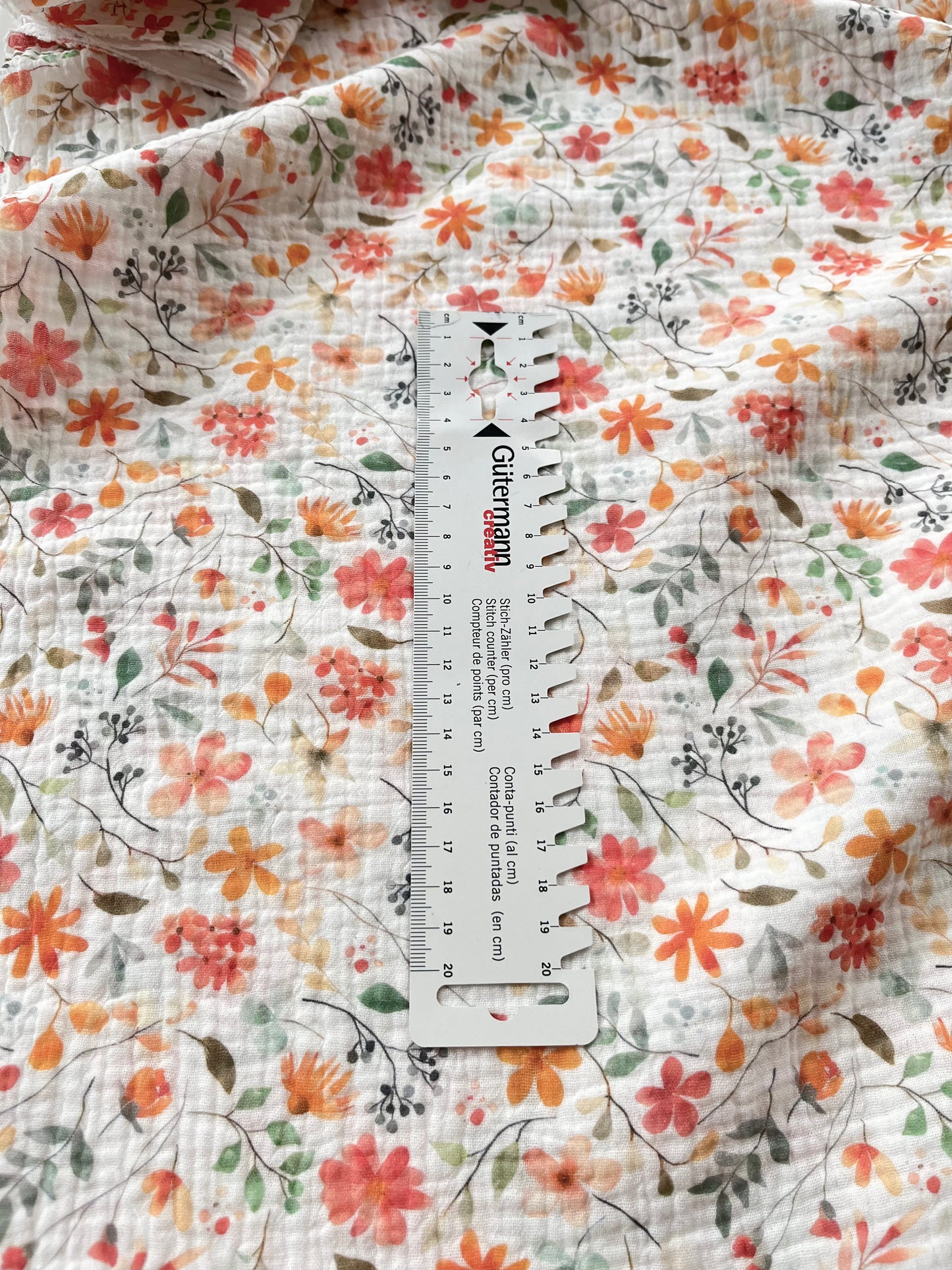 Musseline, Double Gauze Blumen