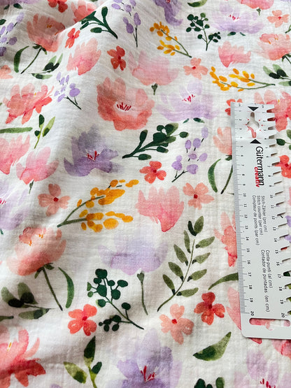 Musseline, Double Gauze Blumen