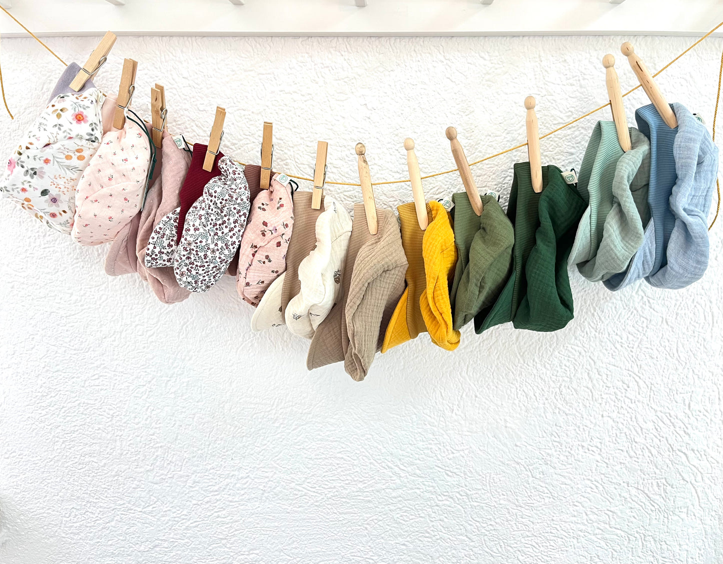 Michelmütze aus Musseline, viele Farben!