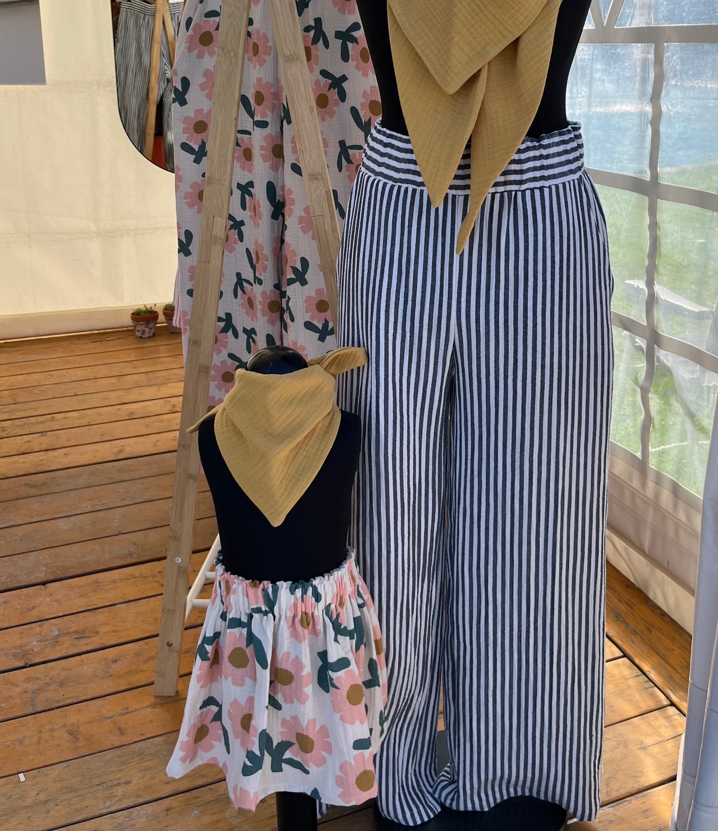 Damen Hose aus Musseline