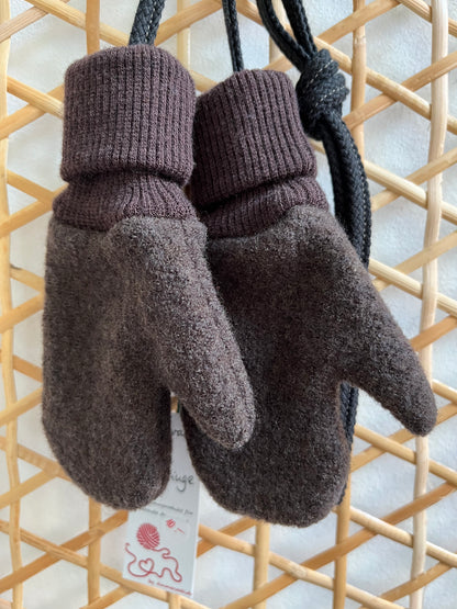 Wollwalk Fäustlinge
