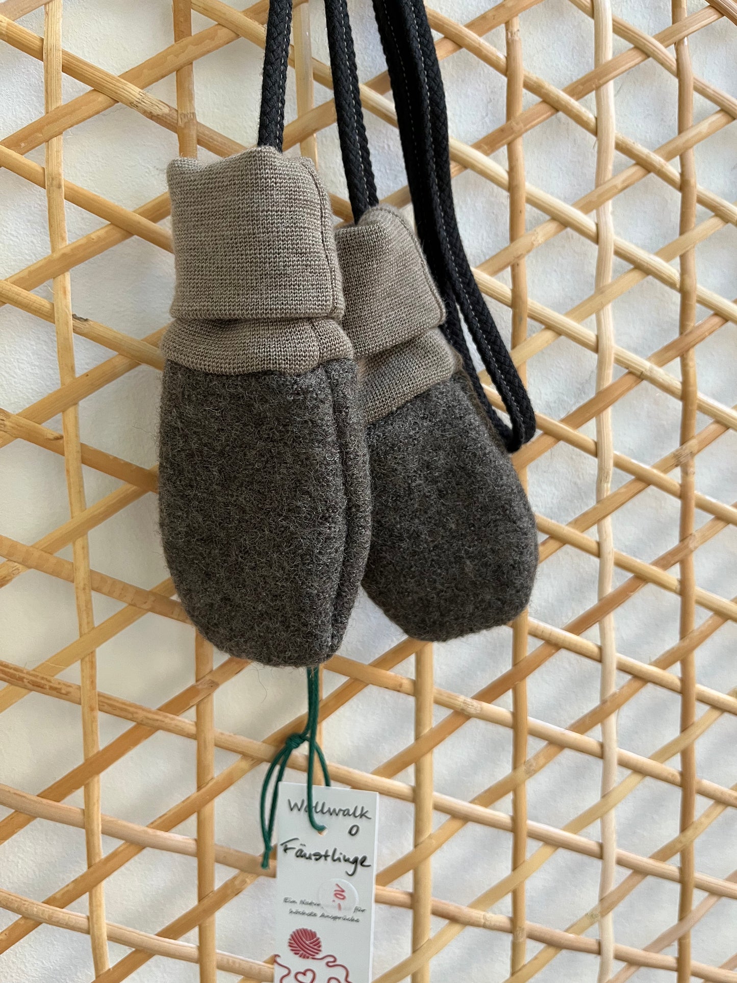 Wollwalk Fäustlinge