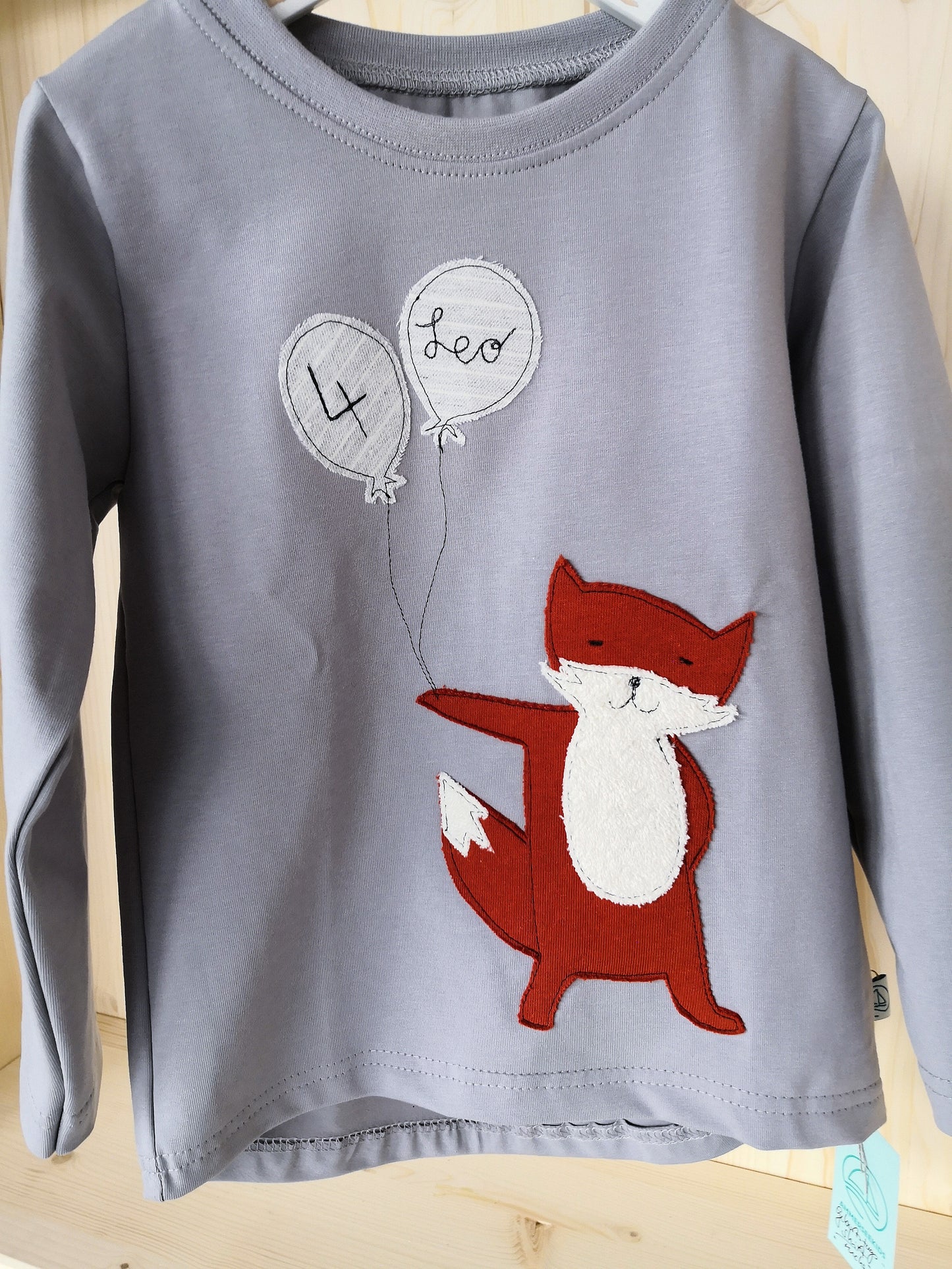 Geburtstagsshirts. Häsle,Fuchs,Löwe,Pinguin,Einhorn,Radlader,Rakete,Regenbogen,Feuerwehr